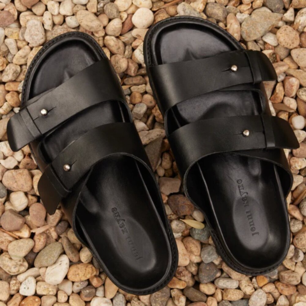 Jenni Kayne Hutton Slide | Black size 40 EU